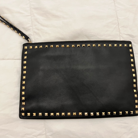Valentino large leather wristlet clutch - Picture 2 of 7